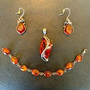 Vintage amber jewelry